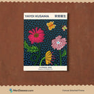 Flower painting by Yayoi Kusama 3 : 4 Vertical New Premium Wall Art Canvas by MeriDeewar