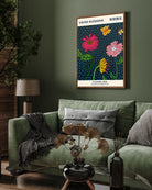 Flower painting by Yayoi Kusama 3 : 4 Vertical New Premium Wall Art Canvas by MeriDeewar