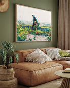 For to be a farmer's boy Painting By Winslow Homer 3 : 4 Horizontal New Premium Wall Art Canvas by MeriDeewar