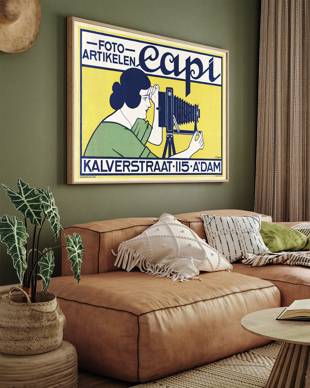 Fotoartikelen Capi by Johann Georg van Caspel 3 : 4 Horizontal New Premium Wall Art Canvas by MeriDeewar