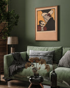 Francis Wilson and De Wolf Hopper Poster by  Lieber and Lewis 3 : 4 Vertical New Premium Wall Art Canvas by MeriDeewar