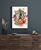 Ganesha Drawing 3 : 4.2 Vertical Premium Wall Art Canvas by MeriDeewar