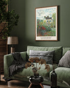 Garden Painting by Claude Monet 3 : 4 Vertical New Premium Wall Art Canvas by MeriDeewar