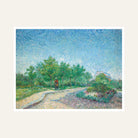 Garden Scenery Painting for Living Room | Van Gogh Rose Bush | Nature Wall Art India 3 : 2 Horizontal Premium Wall Art Canvas by MeriDeewar