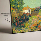 "Garden with Path" Masterpiece Fine Art Print | Vertical Borderless Art Frame Poster Premium Wall Art Canvas by MeriDeewar