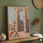 Gate To Sanchi Stupa by Yoshida Hiroshi 2 : 3 Vertical Premium Wall Art Canvas by MeriDeewar