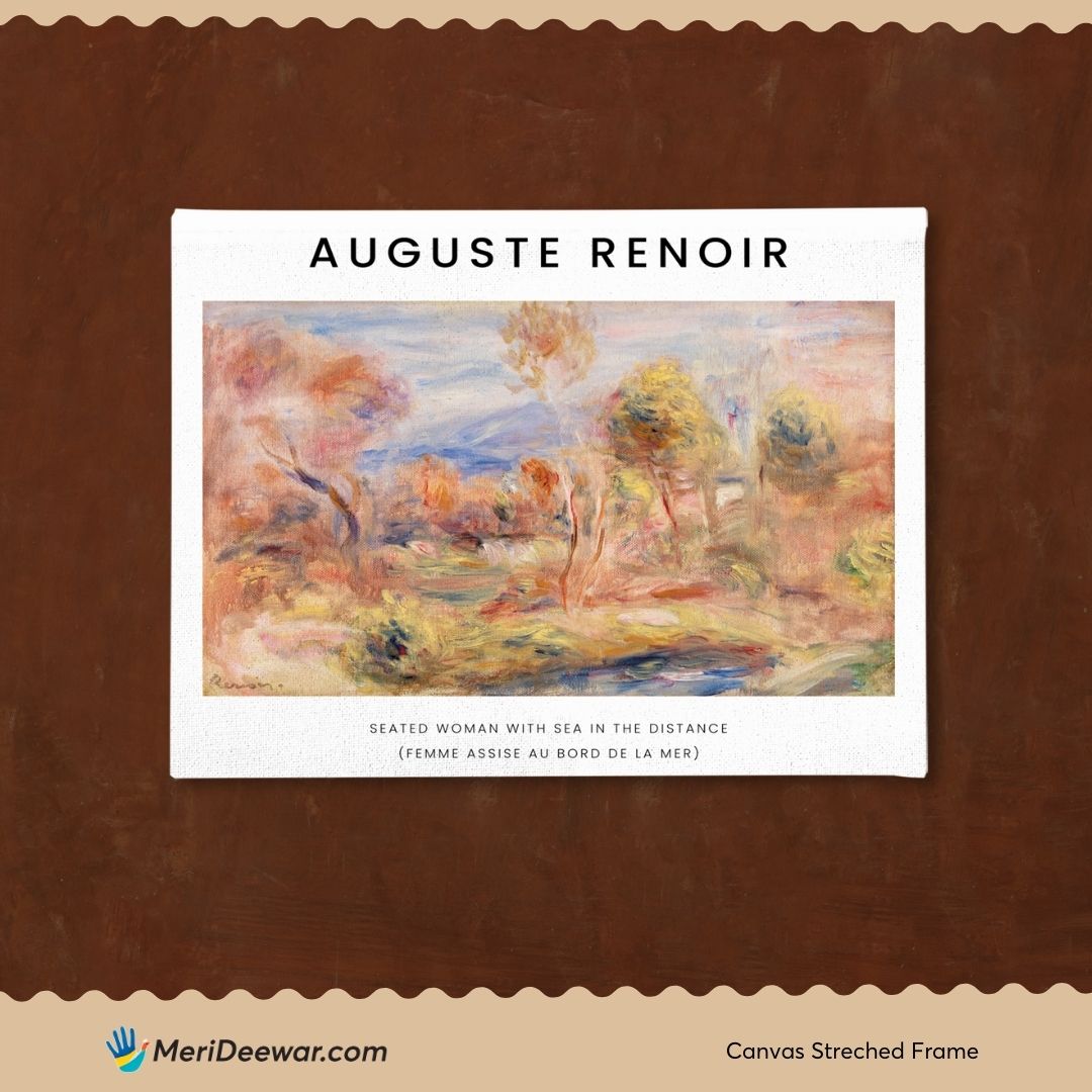 Glade Painting by Pierre-Auguste Renoir 3 : 4 Horizontal New Premium Wall Art Canvas by MeriDeewar