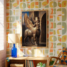 Godha | Parsi Cultural Wall Art 3 : 4 Vertical Premium Wall Art Canvas by MeriDeewar