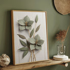 Golden Flora wall art 2 : 3 Vertical Premium Wall Art Canvas by MeriDeewar