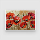 Golden Serenity – Abstract Wall Art on Canvas 2 : 3 Horizontal Premium Wall Art Canvas by MeriDeewar