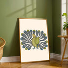 "Gond Art Peacock" Traditional Indian Tribal Art Giclée Print | Fine Art Wall Art 3 : 4 Vertical Premium Wall Art Canvas by MeriDeewar