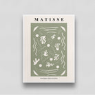 Green Abstract Poster by Henri Matisse 3 : 4 Vertical New Premium Wall Art Canvas by MeriDeewar