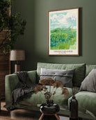 Green Wheat Fields Auvers Painting by Vincent van Gogh 3 : 4 Vertical New Premium Wall Art Canvas by MeriDeewar