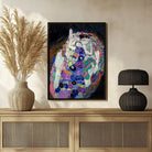 Gustav Klimt "The Virgin" (Die Jungfrau) Fine Art Painting Poster | Vertical White Framed Wall Art 3 : 4 Vertical Premium Wall Art Canvas by MeriDeewar