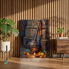 Hanuman Gada | Hindu Wall Art 2 : 3 Vertical Premium Wall Art Canvas by MeriDeewar