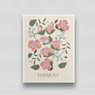 Harmony Floral Artwork 3 : 4 Vertical New Premium Wall Art Canvas by MeriDeewar
