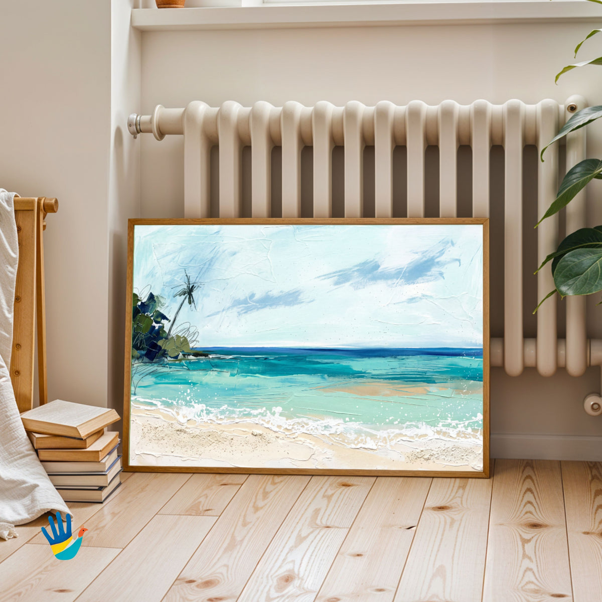 Havelock Lagoon | Andaman Beach Abstract Wall Art 3 : 2 Horizontal Premium Wall Art Canvas by MeriDeewar