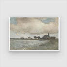 Heavenly Clouds: Captivating Landscape Art | MeriDeewar 2 : 3 Horizontal Premium Wall Art Canvas by MeriDeewar