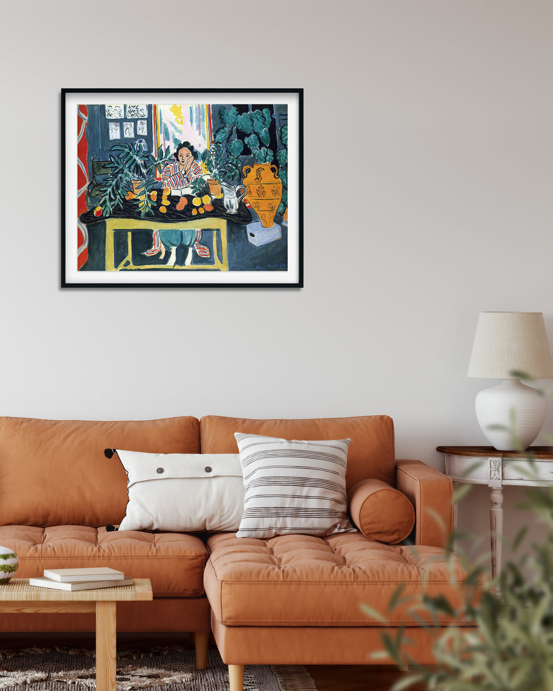 Henri Matisse Canvas Home Decor for Living Room Decorative Accessories Painting 5 : 4 Horizontal Premium Wall Art Canvas by MeriDeewar