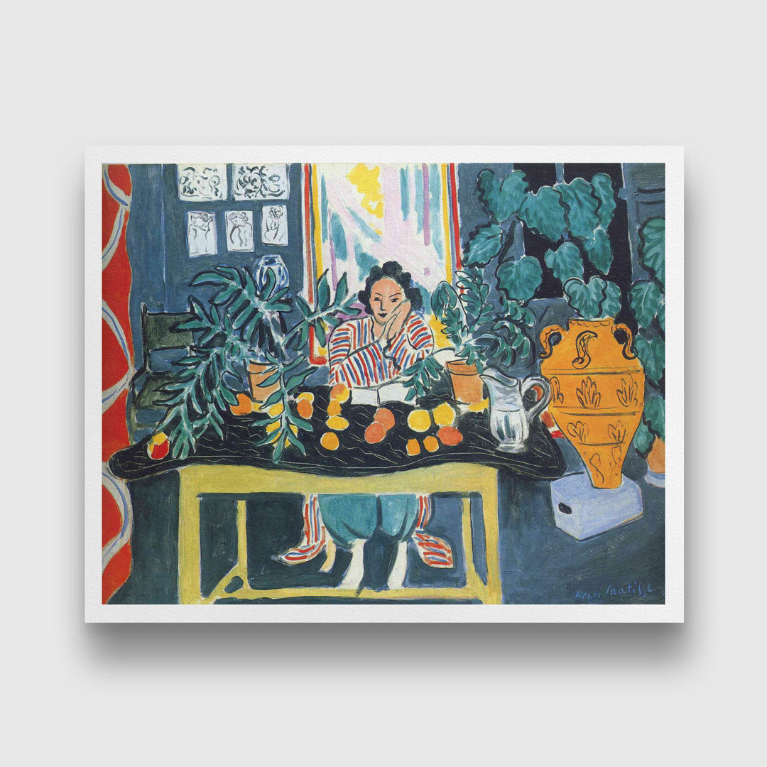 Henri Matisse Canvas Home Decor for Living Room Decorative Accessories Painting 5 : 4 Horizontal Premium Wall Art Canvas by MeriDeewar
