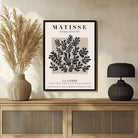 Henri Matisse "La Gerbe" Papiers Découpés Exhibition Poster | Vertical Retro White Framed Wall Art 2 : 3 Vertical Premium Wall Art Canvas by MeriDeewar
