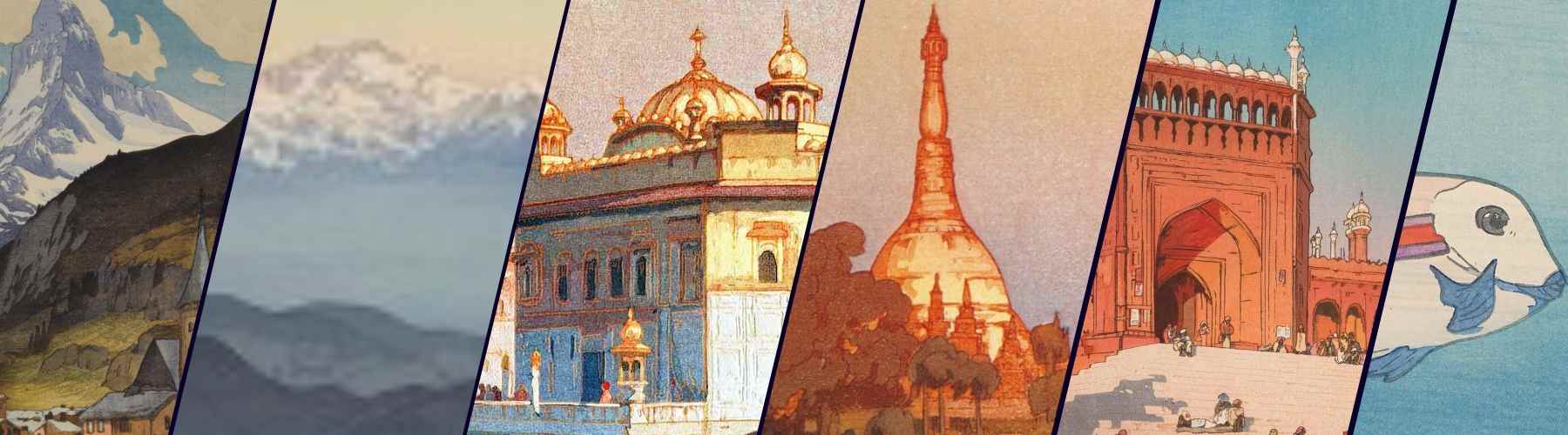 Hiroshi Yoshida Paintings Collection