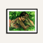 Hungarian Gypsy Girl Painting by Amrita Sher-Gil | Portrait Art | Meri Deewar 3 : 2 Horizontal Premium Wall Art Canvas by MeriDeewar