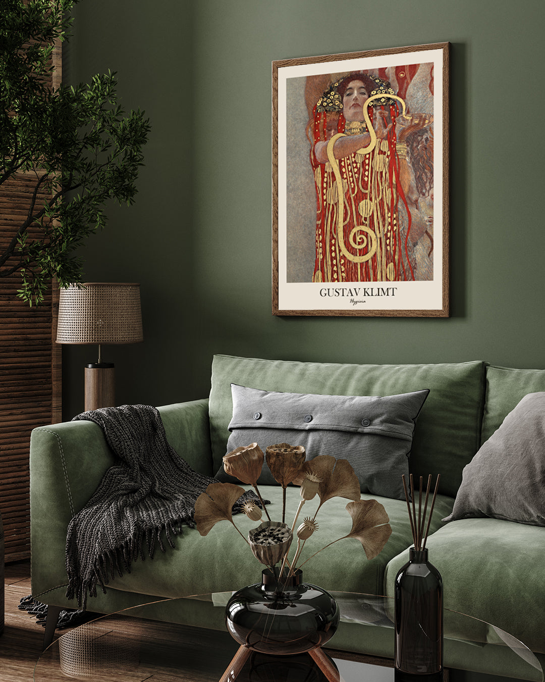 Hygieia Poster by Gustav Klimt 3 : 4 Vertical New Premium Wall Art Canvas by MeriDeewar