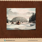 Ile Malin Painting by Winslow Homer 3 : 4 Horizontal New Premium Wall Art Canvas by MeriDeewar