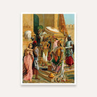 Indrajit Victory Ramayana Painting by Raja Ravi Varma | Mythological Wall Art for Living Room 3 : 4 Vertical Premium Wall Art Canvas by MeriDeewar