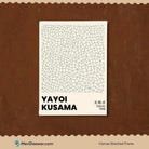 Infinity Nets Sage Green painting by Yayoi Kusama 3 : 4 Vertical New Premium Wall Art Canvas by MeriDeewar