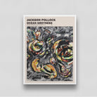Jackson Pollock Ocean Greyness Poster 3 : 4 Vertical New Premium Wall Art Canvas by MeriDeewar