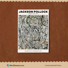 Jackson Pollock Watery Paths Poster 3 : 4 Vertical New Premium Wall Art Canvas by MeriDeewar