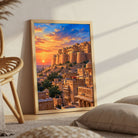 Jaisalmer Fort | Sunset Rajasthan Desert Citadel Gallery Wrap Canvas Curate Pinewood Premium Wall Art Canvas by MeriDeewar