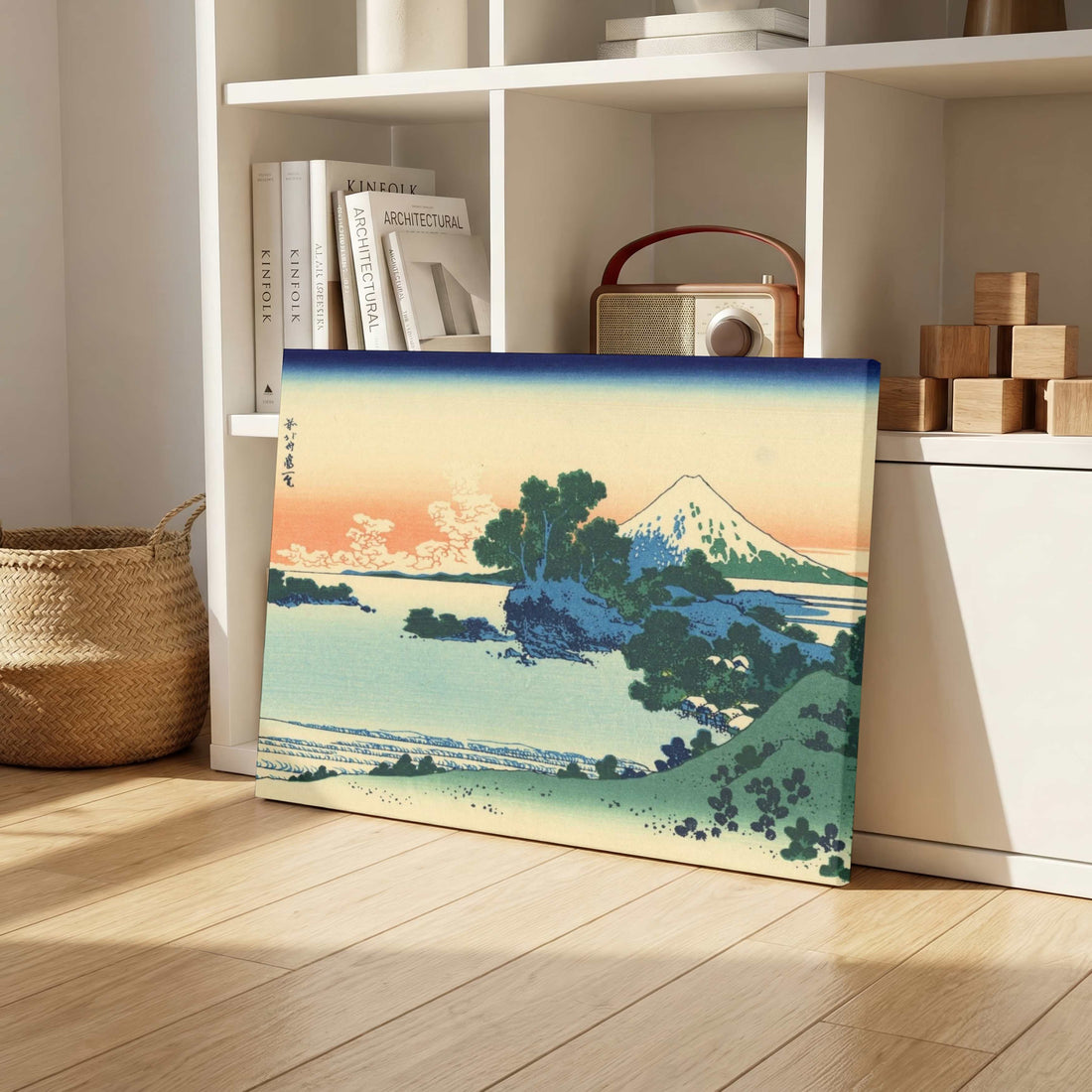 Shichiri Beach Painting - Meri Deewar 3 : 2 Horizontal Premium Wall Art Canvas by MeriDeewar