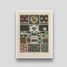 Japanese pattern by Albert Racine 3 : 4 Vertical New Premium Wall Art Canvas by MeriDeewar