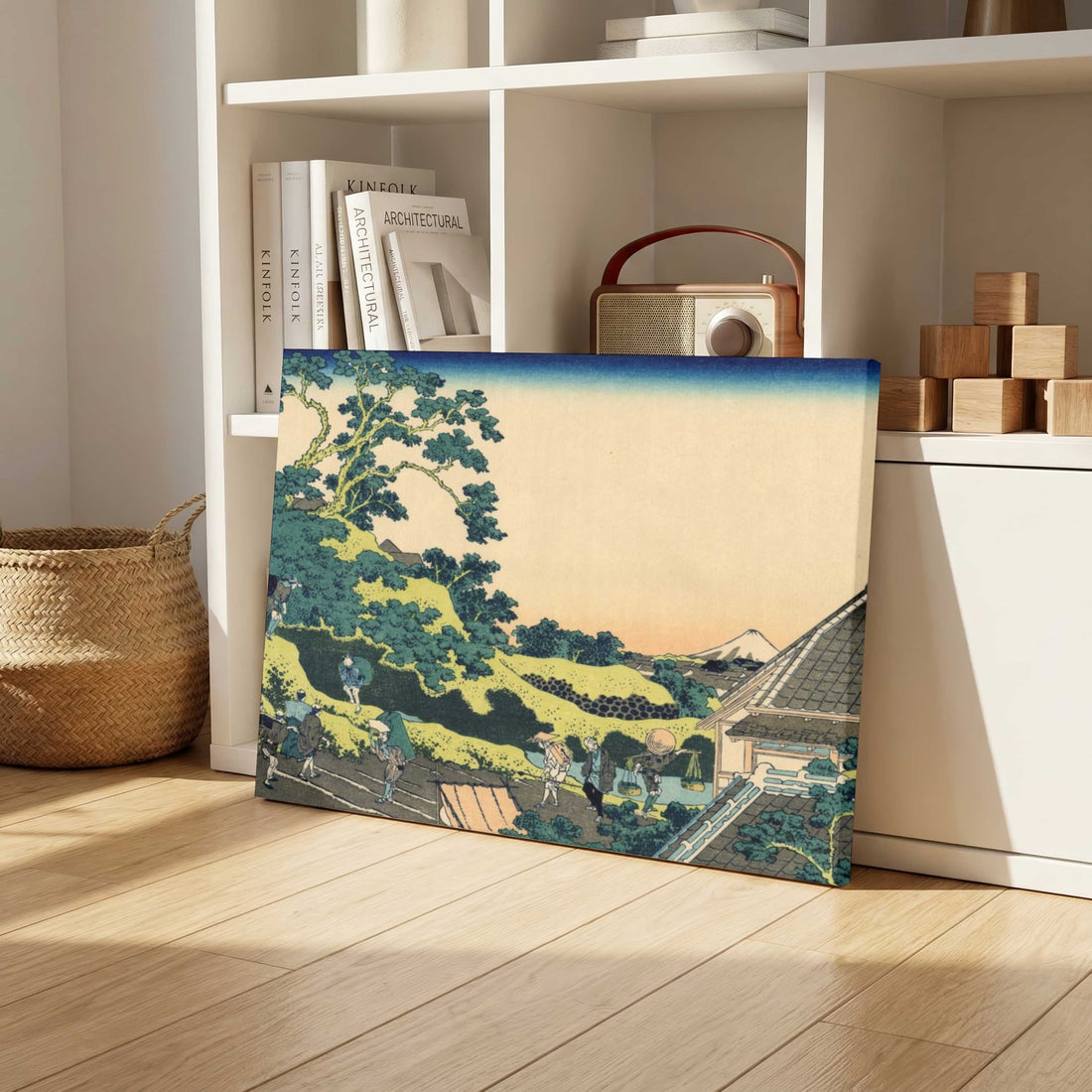 The Fuji Seen From The Mishima Pass Painting - Meri Deewar 3 : 2 Horizontal Premium Wall Art Canvas by MeriDeewar