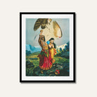 Jatayu Vadham Painting – Ramayan Epic Art by Raja Ravi Varma | MeriDeewar 3 : 4.2 Vertical Premium Wall Art Canvas by MeriDeewar