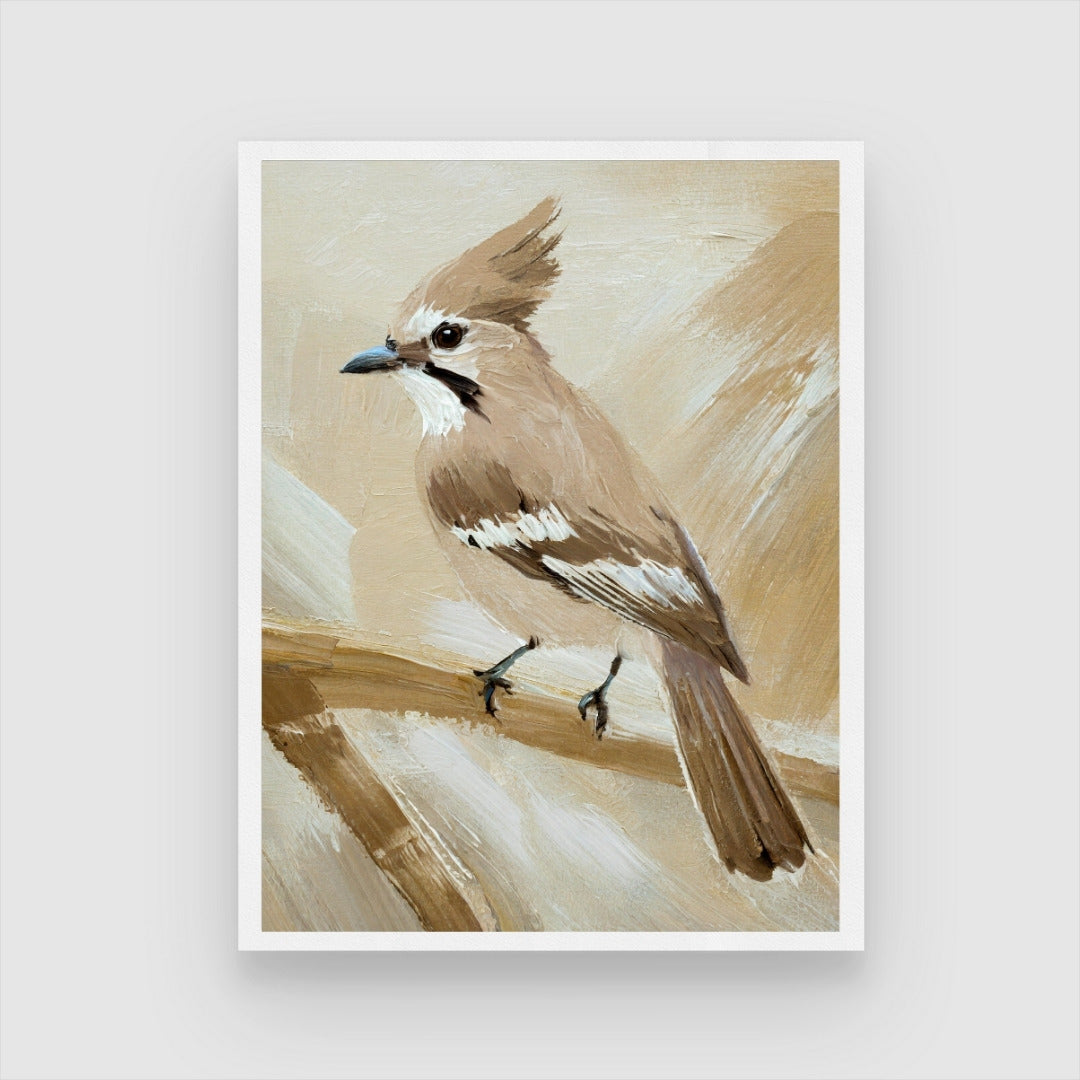 Jay Bird Abstract Art: Elevate Your Space with MeriDeewar 3 : 4 Vertical New Premium Wall Art Canvas by MeriDeewar