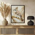Jay Bird Abstract Art: Elevate Your Space with MeriDeewar 3 : 4 Vertical New Premium Wall Art Canvas by MeriDeewar