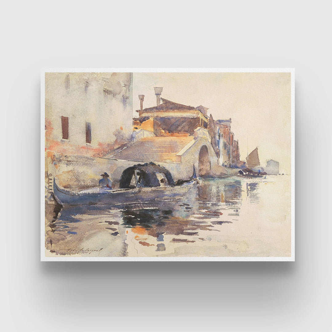John Singer Sargent Watercolor Reproductions 3 : 4 Horizontal New Premium Wall Art Canvas by MeriDeewar