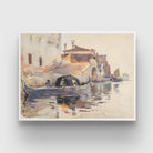 John Singer Sargent Watercolor Reproductions 3 : 4 Horizontal New Premium Wall Art Canvas by MeriDeewar
