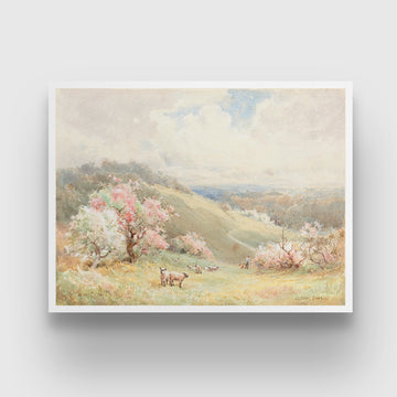 Joseph Ruben Powell Spring 3 : 4 Horizontal New Premium Wall Art Canvas by MeriDeewar