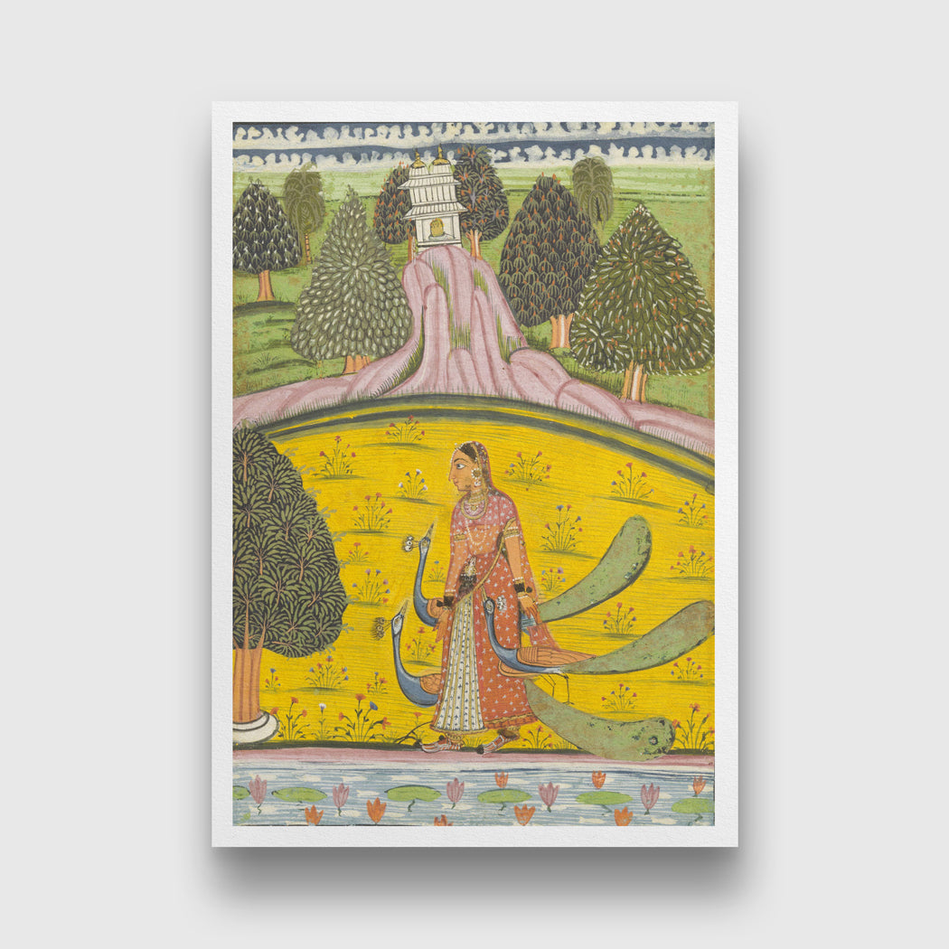 Kakubha Ragini Painting 2 : 3 Vertical Premium Wall Art Canvas by MeriDeewar