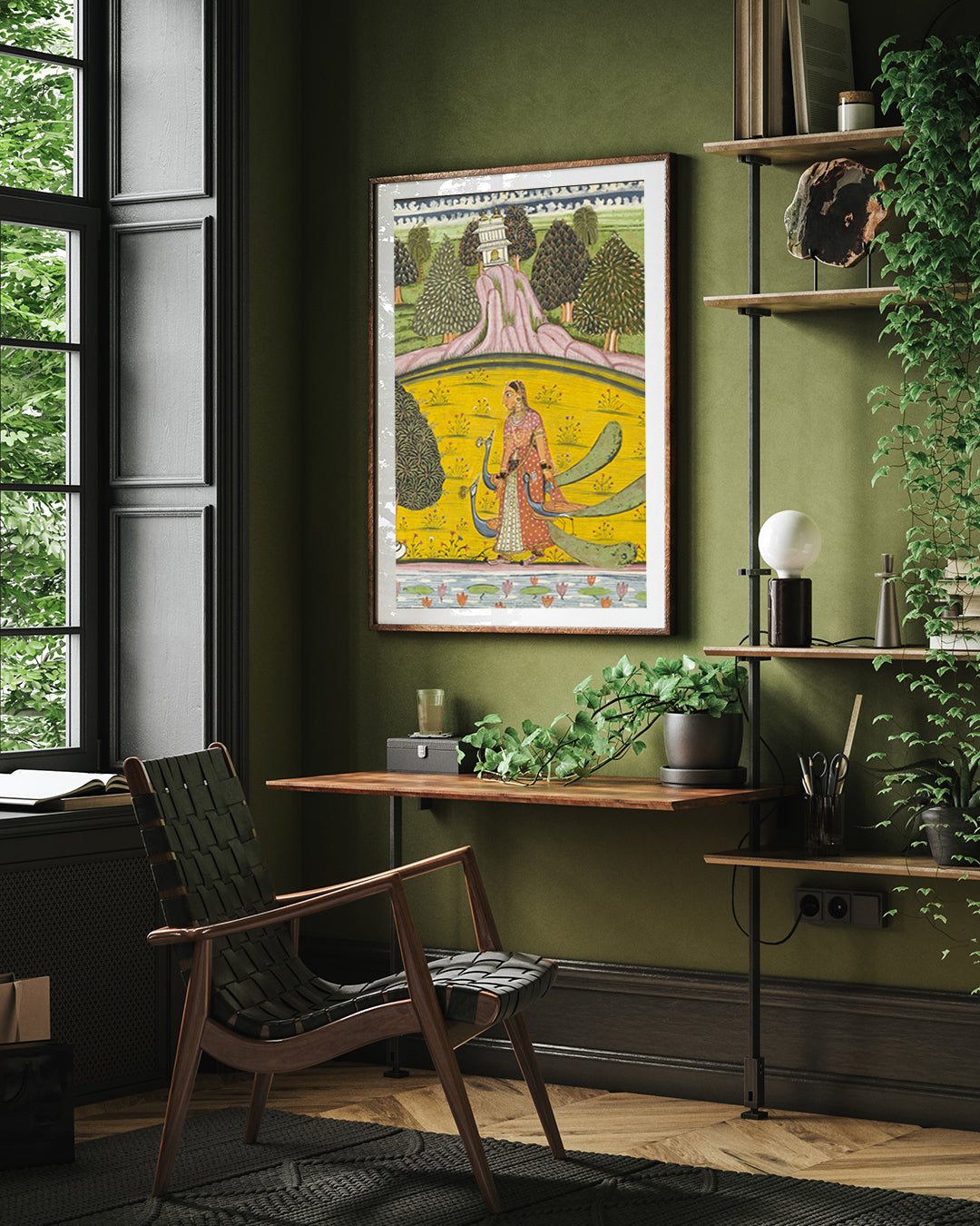 Kakubha Ragini Painting 2 : 3 Vertical Premium Wall Art Canvas by MeriDeewar
