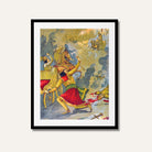Karna Vadh Painting – Mahabharata Epic Wall Art by Raja Ravi Varma | MeriDeewar 2 : 3 Vertical Premium Wall Art Canvas by MeriDeewar