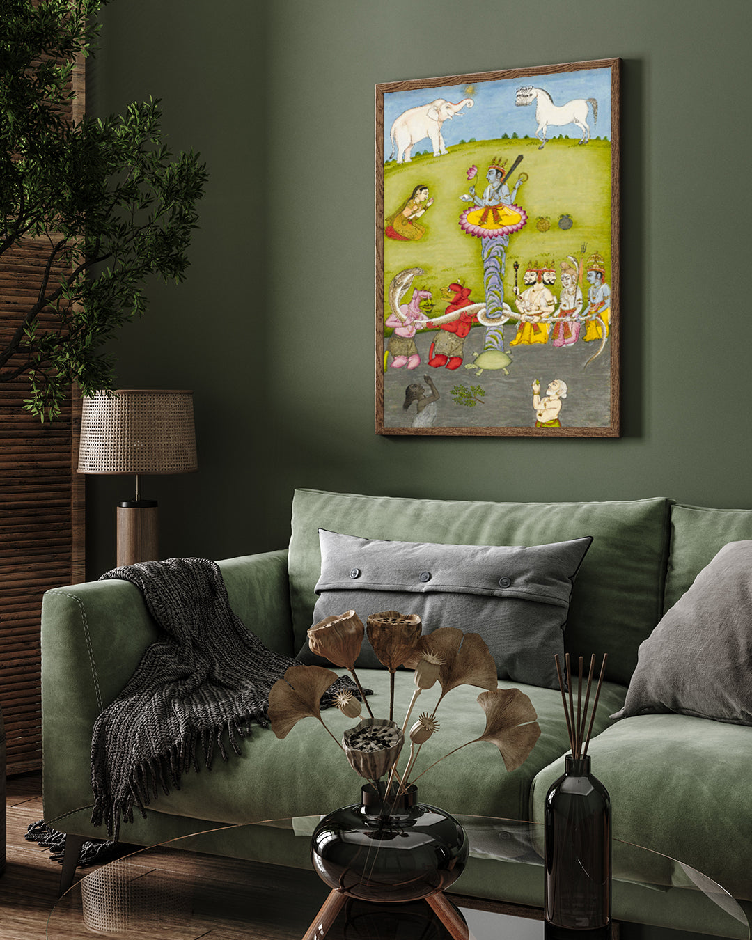 Karnen van de oceaan Painting 2 : 3 Vertical Premium Wall Art Canvas by MeriDeewar