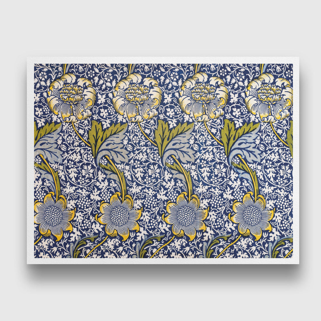 Kennet Designed by William Morris 3 : 4 Horizontal New Premium Wall Art Canvas by MeriDeewar