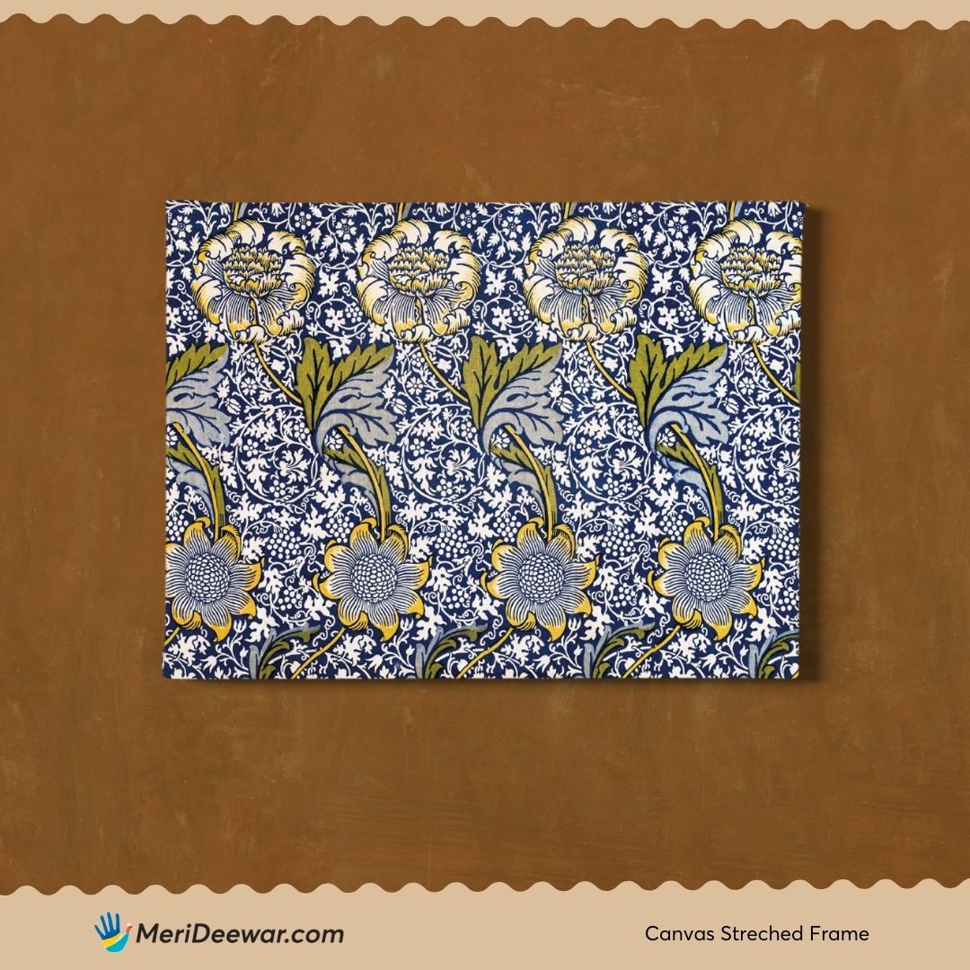 Kennet Designed by William Morris 3 : 4 Horizontal New Premium Wall Art Canvas by MeriDeewar