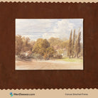 Kensington Gardens Painting 3 : 4 Horizontal New Premium Wall Art Canvas by MeriDeewar